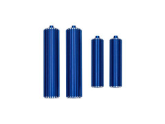 (TRA10966-BLUE) Traxxas nádržka tlumiče hliníková modrá (sada)