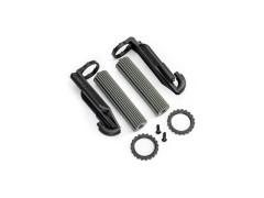 (TRA10967-GRAY) Traxxas nádržka tlumiče kompletní zadní (2ks)