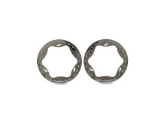 (TRA10976-CHRM) Traxxas beadlock kroužek 3.5" přední chromovaný (2ks)