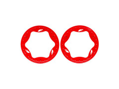 (TRA10977-RED) Traxxas beadlock kroužek 3.9" zadní červený (2ks)
