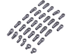 (AXI-2065) Axial koncovky kulových čepů M4 HD Capra 1.9 UTB (20ks)