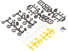 (AXIC4257) Axial díly světel plast, černý