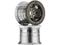 (AXIC8046) Axial disk kola s beadlock, 17mm černý chrom (2ks)