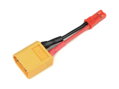 (GF-1301-136) Konverzní kabel XT-60 přístroj - JST baterie 20AWG