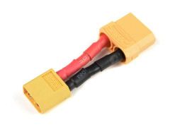 (GF-1301-137) Konverzní kabel XT-60 přístroj - XT-90 baterie 12AWG