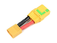 (GF-1301-138) Konverzní kabel XT-60 přístroj - XT-90 Anti-Spark baterie 12AWG