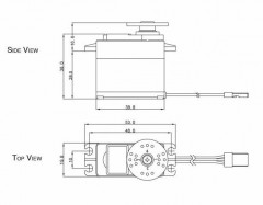 (1HI3085) Servo Hitec HS-485HB (0.17s, 6kg/cm)