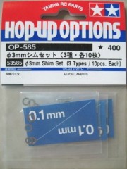 (53585) Tamiya podložky 3mm/0.1,0.2,0.3 (3x 10ks)