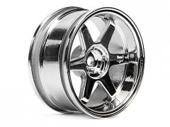 (3847) Disky TE37 Chrome (+6mm offset) (2ks)