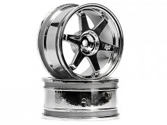 (3847) Disky TE37 Chrome (+6mm offset) (2ks)