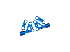 (TRA10533-BLUE) Traxxas rameno podvozku přední horní hliníkové modré (pár)