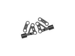 (TRA10533-GRAY) Traxxas rameno podvozku přední horní hliníkové šedé (pár)