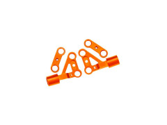 (TRA10533-ORNG) Traxxas rameno podvozku přední horní hliníkové oranžové (pár)