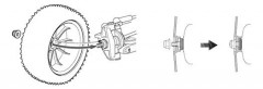 (51304) Tamiya disky pro DB01/TRF501X přední (2ks)
