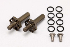 (Y2-010FH) YD-2 odlehčené hliníkové přední osy kol (nastavitelné 5-9mm)