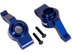 (TRA9065-BLUE) Traxxas těhlice zadní hliníková modrá (pár) (pro TRA9080)