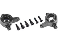 (TRA9064-GRAY) Traxxas závěs těhlice hliníkový šedý (pár) (pro TRA9080)