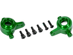 (TRA9064-GRN) Traxxas závěs těhlice hliníkový zelený (pár) (pro TRA9080)