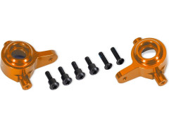 (TRA9064-ORNG) Traxxas závěs těhlice hliníkový oranžový (pár) (pro TRA9080)