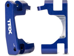 (TRA9063-BLUE) Traxxas těhlice přední hliníková modrá (pár) (pro TRA9080)