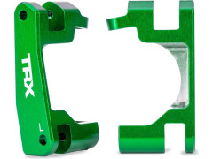 (TRA9063-GRN) Traxxas těhlice přední hliníková zelená (pár) (pro TRA9080)