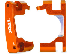 (TRA9063-ORNG) Traxxas těhlice přední hliníková oranžová (pár) (pro TRA9080)