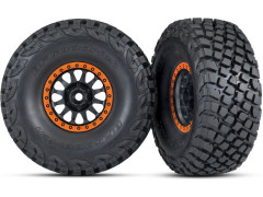 (TRA8474-ORNG) Traxxas kolo 3.2/2.2", disk Method Racing oranžový, pneu Baja KR3 (2ks)