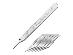 (SH-PKN9210) Modelcraft skalpel kovový #3, čepele #10A (5ks)