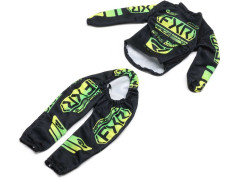 (LOS-2296) Losi oblečení jezdce FXR černá Podium Gladiator: PM-SM