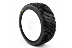 (MX-PCW2002-S2) Kola CLAYMORE V2 BUGGY S2 (SOFT) 1:8, bílé disky (2ks)