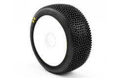 (MX-PCW2003-S2) Kola HOT DICES V2 BUGGY S2 (SOFT) 1:8, bílé disky (2ks)