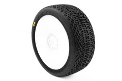 (MX-PCW2006-S2) Kola I-BARRS V3 BUGGY S2 (SOFT) 1:8, bílé disky (2ks)