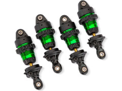 (TRA10865-GRN) Traxxas tlumič Mini GTR hliníkový zelený (4ks)