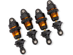 (TRA10865-ORNG) Traxxas tlumič Mini GTR hliníkový oranžový (4ks)