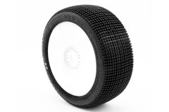 (MX-PCW2004-S1) Kola ADDICTIVE V2 BUGGY S1 (SUPER SOFT) 1:8, bílé disky (2ks)