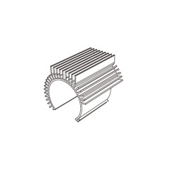 (MX-10395) Chladič motoru