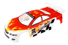 (HM10145) Karoserie lakovaná 1:10 On-road, červená