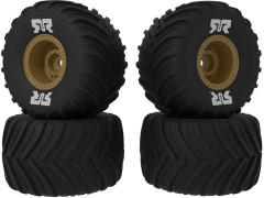 (ARA-2586) Arrma kolo s pneu dBoots Chevron MT, disk bronzový (4ks)