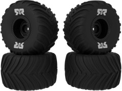 (ARA-3115) Arrma kolo s pneu dBoots Chevron MT, disk černý (4ks)