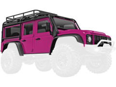 (TRA9712-PINK) Traxxas karosérie Land Rover Defender růžová