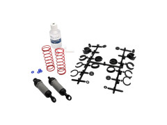 (TRA3760A) Traxxas tlumič US přední dlouhý šedý (2ks)