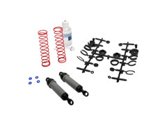 (TRA3762A) Traxxas tlumič US zadní dlouhý XX šedý (2ks)