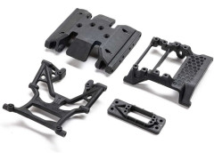 (AXI-3001) Axial držák serva, ližina, příčník SCX10 III HP