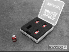 (BDBPMK10-R) Označovací sada pro 1:10 karoserie (červená)