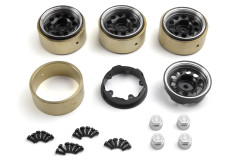 (161245) CS-10 hliníkové disky 1.2 (černé) (4ks)