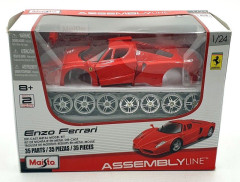 Maisto Ferrari Enzo 1:24 červená Kit (stavebnice) (2)