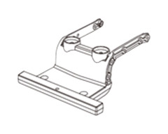 (MX-P12P04) Přední držák s magnety