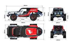 MJX Hyper GO Ford Bronco R Baja 1000 Brushless 4WD 1:8 RTR (5)