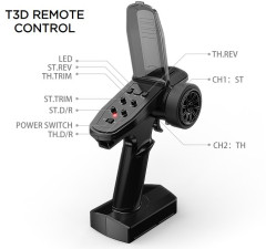 MJX Hyper GO Monster Truck Brushless 4WD 1:14 RTR (14208) (8)