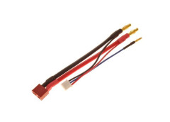 (C1101) Bateriový kabel 4.0mm zlacený - Deans samice